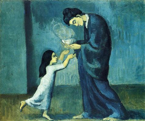 File:Pablo Picasso, 1902 03, La soupe  The soup , oil on canvas, 38.5 x ...