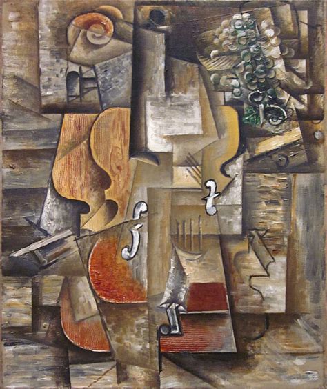File:Pablo Picasso, 1912, Violin and Grapes, oil on canvas ...