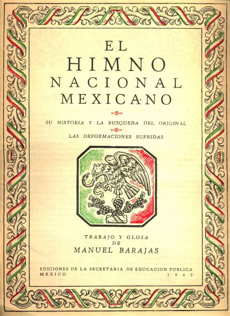 File:Portada de la Himno nacional Mexicano   SEP 1942.jpg ...