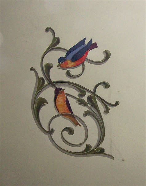 Fileteado pájaros | Art, Hand painted, Calligraphy design