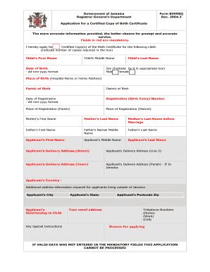 Fillable Online Online Birth Certificate Form.pdf   Consul ...