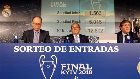 Final Champions | Real Madrid Liverpool | Adjudicadas las ...