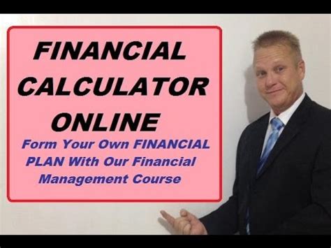 Financial Calculator Online   Use Our Free Tool   YouTube