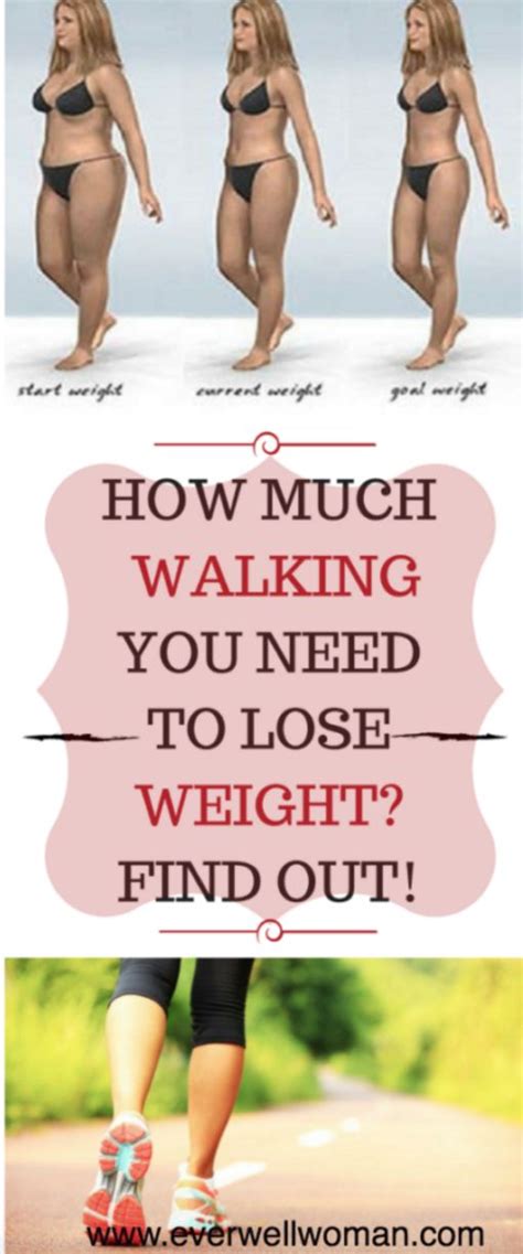 Find out how much walking you need to lose weight  Read ...