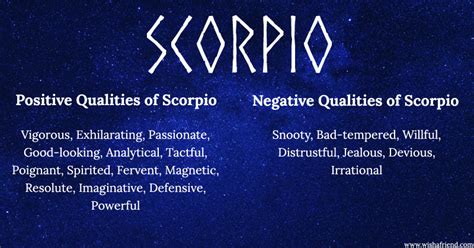 Find Positives and Negatives of your Zodiac Sign  Scorpio