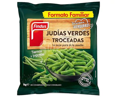 Findus Judías verdes redondas y troceadas, cosechadas y congeladas en ...