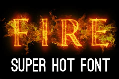 Fire font Hot font Flame font ~ Fonts ~ Creative Market