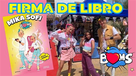 FIRMA DE LIBROS CON LOS HERMANOS BOMS/ MIKA Y SOFI BOMS   YouTube