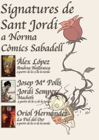 Firmas de Sant Jordi en NORMA Sabadell Es la hora de las tortas!!!