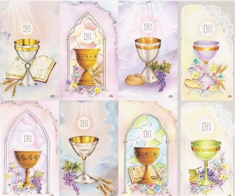 First Communion Chalice Personalized Prayer Cards  Priced ...