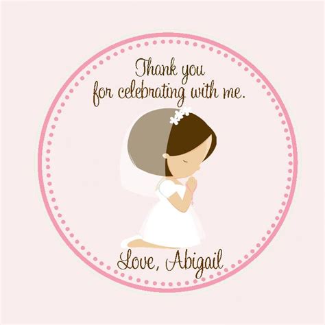 First Communion Favor Tags   Tags Only | sweetdesignsbyregan