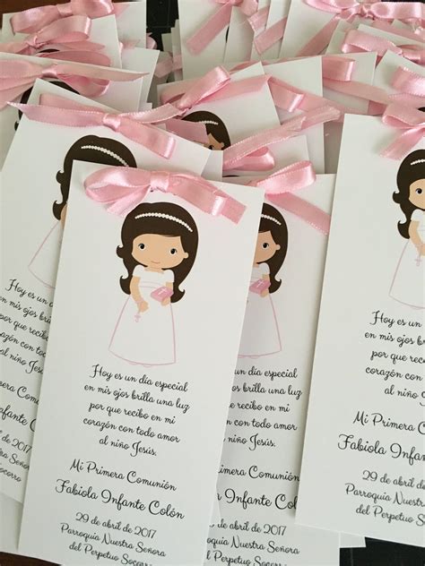 First Communion Favors, Remembrance cards, Bookmarks ...