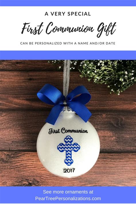 First Communion Gift Boy, First Communion Ornament, First ...