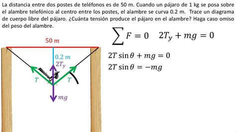 Física | Aplicaciones de las leyes de Newton | Ejemplo 2 ...