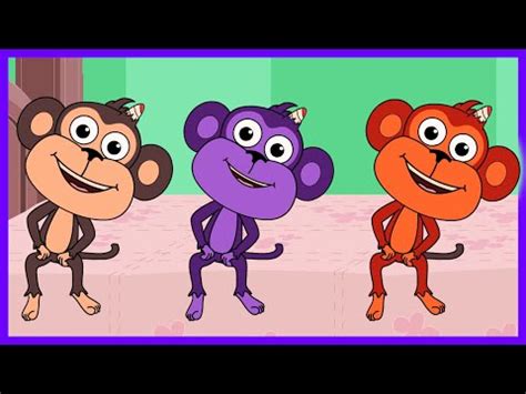 Five Little Baby Monkeys  Kids Songs to Dance | Nursery ...