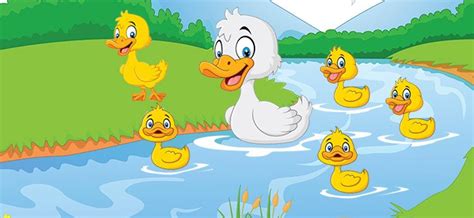 Five little ducks. Canciones para aprender inglés
