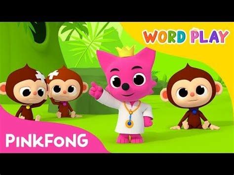 Five Little Monkeys | Word Play | Pinkfong Songs for ...