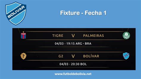 Fixture de Bolivar en la Copa Libertadores 2020   YouTube
