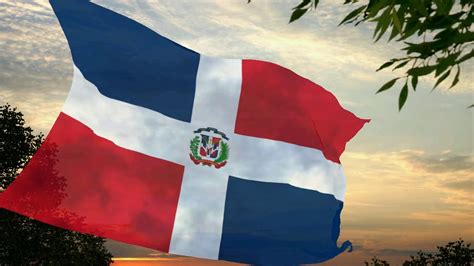 Flag and anthem of Dominican Republic   YouTube