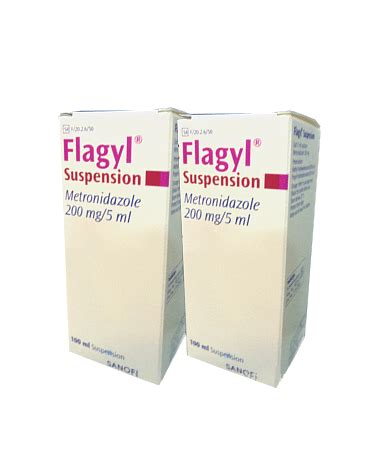 Flagyl 200mg/5ml Suspension x2 bottles | Pharm.com.ng