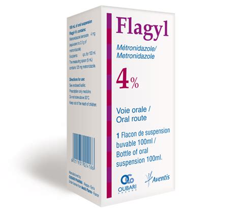 Flagyl 4%   Oral Suspension   Oubari Pharma
