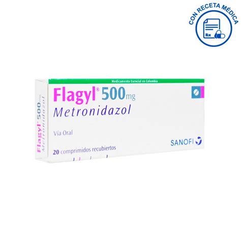 Flagyl 500 Mg Comprimidos Recubiertos – Caja 20 Un ...