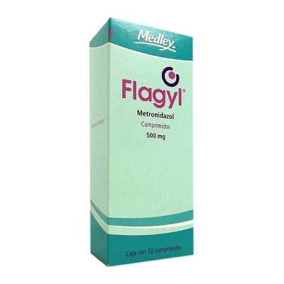 Flagyl con 30 Comprimidos  500 mg    ByPrice