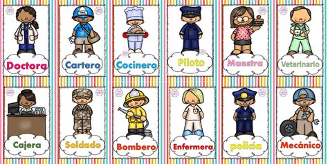 Flashcards sobre las profesiones   Flashcards about the professions ...