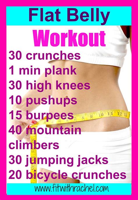 Flat Belly Workout | Fit with Rachel