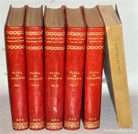 flora de catalunya. 6 volúmenes   Comprar Libros antiguos ...