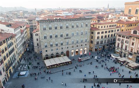 Florence. Piazza della Signoria seen from the tower of ...