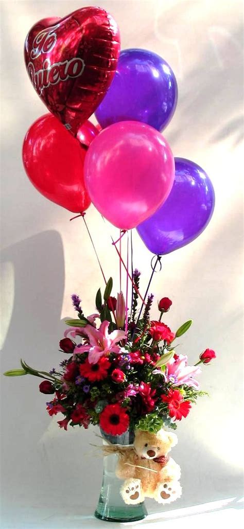 Flores, peluche y globos.... el regalo ideal para este 14 ...