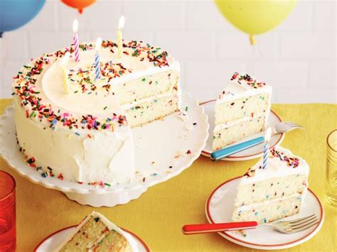 Fluffy Confetti Birthday Cake Recipe | Food Network ...