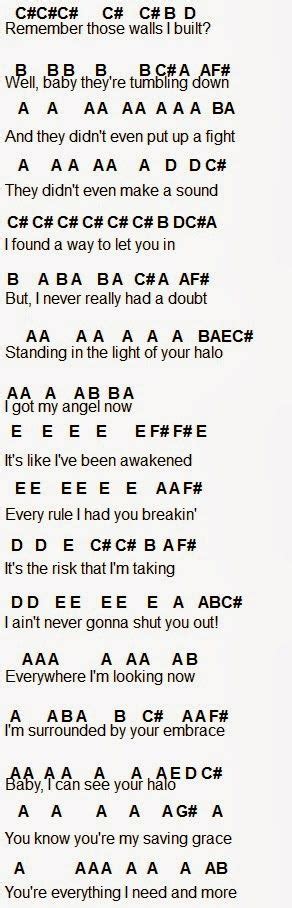 Flute Sheet Music: Halo click the link below the picture ...