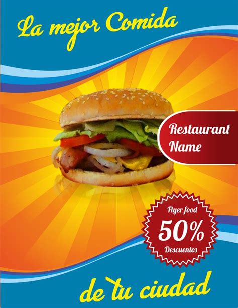 flyer gratis editables fast food | Publicidad para ...