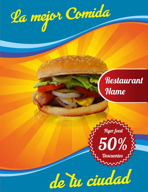 flyer gratis editables fast food | Publicidad para restaurantes ...