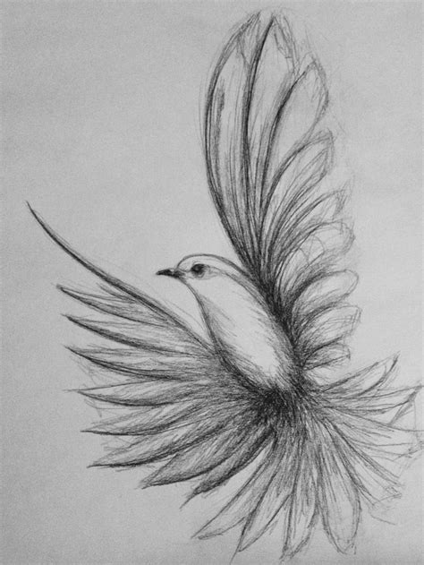 flying bird drawing Shazzad68  With images  | Art drawings ...