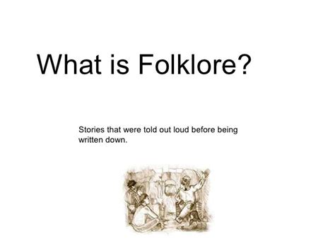 Folklore 4th Grade