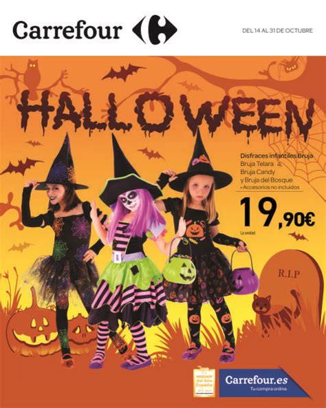 Folleto Carrefour: Halloween | Halloween disfraces ...