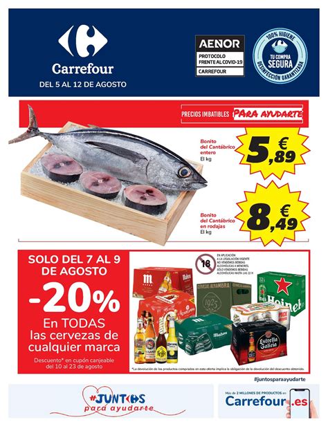 Folleto Carrefour   Precios imbatibles Península válido del 05 08 2020 ...