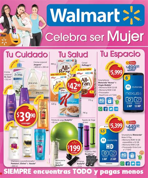 Folleto ofertas Walmart Celebra Ser Mujer Mayo 2016 by ...