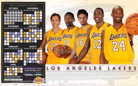 Fondo de Pantalla | Calendario Oficial de LA Lakers