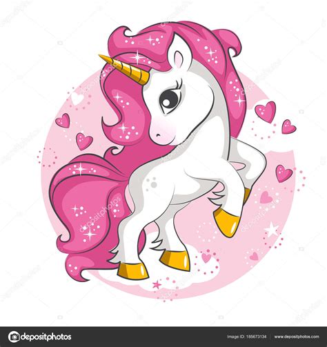 Fondo: linda unicornio niña | Lindo Unicornio Mágico Rosa ...