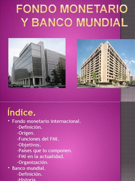 FONDO MONETARIO INTERNACIONAL | Fondo Monetario ...