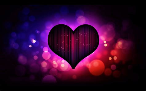 Fondos de pantalla Amor oscuro corazón púrpura 1920x1200 HD Imagen