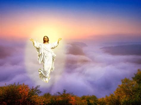 FONDOS PARA FOTOS: Jesus en las Nubes
