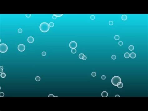 Fondos para videos animación hd   Mar Burbujas   YouTube