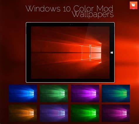 Fondos para Windows 10   Modificaciones de colores del ...