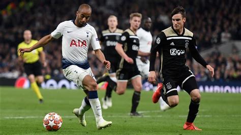 Football: Ajax beat Tottenham in Champions League match