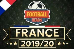 Football Heads: 2019 20 France  Ligue 1    Play on Dvadi